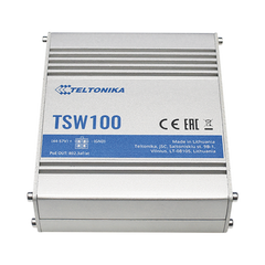 Switch Industrial No-Administrable 5 puertos Gigabit, PoE en 4 puertos 802.3af/at (120W)
