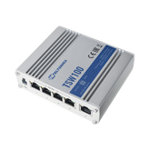 Switch Industrial No-Administrable 5 puertos Gigabit, PoE en 4 puertos 802.3af/at (120W)