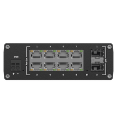 Switch Industrial Administrable L2, 8 puertos PoE 802.3af/at, Soporta Profinet