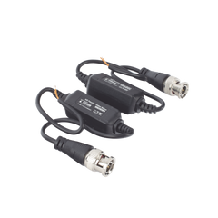 Kit de Transceptores (Baluns) para EXTERIOR TurboHD Hasta 4K HD-TVI / HD-CVI / AHD / CVBS / COAXITRON / AUDIO POR COAXITRON / Menu OSD / CONECTORES 100% COBRE / Con Cable RF Blindado. Distancia de hasta 200 m en 4K. Calidad PREMIUM