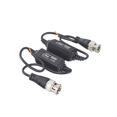 Kit de Transceptores (Baluns) para EXTERIOR TurboHD Hasta 4K HD-TVI / HD-CVI / AHD / CVBS / COAXITRON / AUDIO POR COAXITRON / Menu OSD / CONECTORES 100% COBRE / Con Cable RF Blindado. Distancia de hasta 200 m en 4K. Calidad PREMIUM