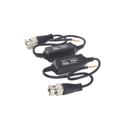 Kit de Transceptores (Baluns) para EXTERIOR TurboHD Hasta 4K HD-TVI / HD-CVI / AHD / CVBS / COAXITRON / AUDIO POR COAXITRON / Menu OSD / CONECTORES 100% COBRE / Con Cable RF Blindado. Distancia de hasta 200 m en 4K. Calidad PREMIUM