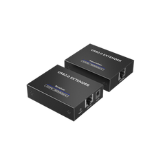 Kit EXTENSOR USB 2.0 de 4 Puertos para Distancias de Hasta 150 m / Soporta USB 2.0, USB 1.1 y USB 1.0 / UTP Cat 5e/6/6a/7 / Soporta Switch Gigabit / Ideal para Cámaras WEB, Impresoras, Escáner, Memorias, Mouse, etc.