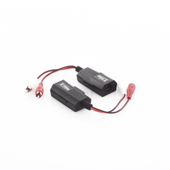 Balun Extensor de audio analogo estereo RCA a RJ45 / Distancia 800 mts/ Cable CAT5-6 / Conector 100% COBRE / protección TVS, Calidad PREMIUM