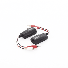 Balun Extensor de Audio Analogo Estereo RCA a RJ45 / Distancia 800 Metros (2625 Pies) / Cable CAT5-6 / Conector 100% Cobre / Protección TVS, Calidad Premium
