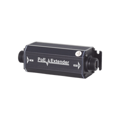 Extensor PoE / 100 Metros / Intemperie (IP66) / 60 Watts / 1 Puerto de Entrada / 1 Puerto de Salida PoE / No requiere alimentación.