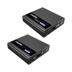 Kit Extensor HDMI hasta 700 metros con Conexión en Cascada / 4K @ 60 Hz/ 70 metros PTP con Cat 6, 6a y 7 / IPCOLOR / CERO LATENCIA / SIN COMPRIMIR / Salida Loop / IR bidireccional / Puerto S/PDIF / Soporta ARC / Soporta 10 TT-676-Rx.