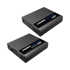 Kit Extensor HDMI hasta 700 metros con Conexión en Cascada / 4K @ 60 Hz/ 70 metros PTP con Cat 6, 6a y 7 / IPCOLOR / CERO LATENCIA / SIN COMPRIMIR / Salida Loop / IR bidireccional / Puerto S/PDIF / Soporta ARC / Soporta 10 TT-676-Rx.