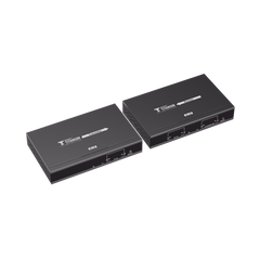 Kit Extensor MATRICIAL HDMI para distancias de 120 metros / Resolución 4K @ 30Hz / Cat6 / Soporta 100 TX de entrada e Ilimitados RX en la salida / Control por PC, Control Remoto y Botón / Compatible con Switch IGMP.