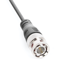 Cable Coaxial Armado con Conector BNC (Video) / Longitud de 0.6 Metros (1.97 Pies) / Optimizado para Cámaras 4K / Uso en Interior