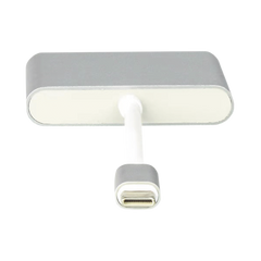 Adaptador Multipuerto USB-C 3.1 A HDMI 4K / USB 3.0 / USB – C / Alta Velocidad de Transmisión de Datos / Admite Carga Rápida (PD) en el Puerto USB – C