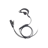 Micrófono de Solapa con Audífono Ajustable al oído Para Radios TE320 / TE390 / HYT TC610P/TC780