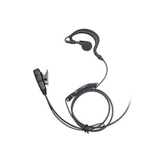 Micrófono - audífono de gancho ajustable al oído cable con resorte con conector multipin para HYTERA y TELOX