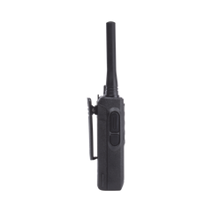Radio Portátil Analógico UHF 400-470 MHz / 2W / 16 Canales / VOX Manos Libres / Batería 6-8 hrs / CTCSS/DCS / 161 g (5.68 oz)
