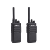 Par de radios analógicos, listos para utilizarse, operan en UHF 400-470 MHz de 2 watts de potencia. ¡PRECONFIGURADOS!