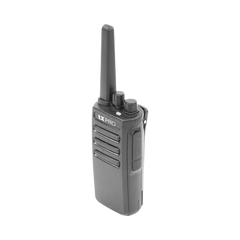 Radio Portátil VHF, 5W de Potencia, Scrambler de Voz, Alta Cobertura, 136-174 MHz, 16 canales preconfigurados