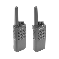 Par Radios Portátiles Analógicos VHF 136-174 MHz / 5W / 16 Canales / Scrambler / Preconfigurados