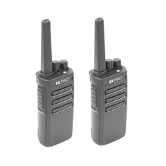 Duo de Radios Portatiles UHF, 5W de Potencia, Scrambler de Voz, Alta Cobertura, 400-470 MHZ