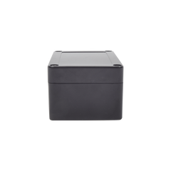 Gabinete Plástico Negro para Exterior (IP65) de 100 x 68 x 50 mm Cierre por Tornillos.