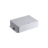 Gabinete Plástico para Exterior (IP65) de 160 x 220 x 100 mm Cierre por Tornillos Metálicos. Tiene Orejas para instalación a muro.