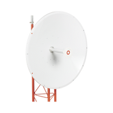Antena direccional de 3ft, 4.9 a 6.5 GHz, Ganancia 34 dBi, Conectores N-hembra, Polarización doble, incluye montaje para torre o mástil