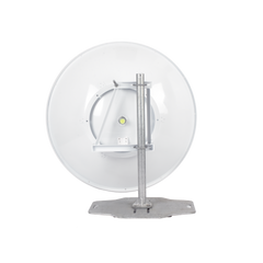 Antena direccional de 4 ft, 5.1 a 7.125 GHz, Ganancia 36 dBi, Conectores RP-SMA Hembra, Polarización doble, incluye montaje para torre o mástil