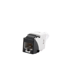 Jack Ultramax Cat6a, Utp, Tipo Keystone, Color Negro, Punch Down