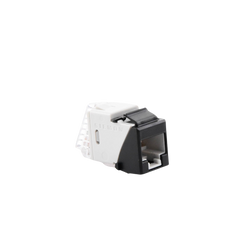 Jack Ultramax Cat6a, Utp, Tipo Keystone, Color Negro, Punch Down