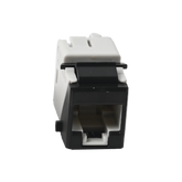 Jack Ultramax Cat6a, Utp, Tipo Keystone, Color Negro, Punch Down