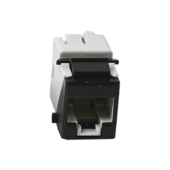 Jack Ultramax Cat6a, Utp, Tipo Keystone, Color Negro, Punch Down