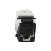 Jack UltraMAX Cat6A, UTP, Tipo Keystone, Color Negro, Punch Down