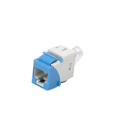 Jack Ultramax Cat6a, Utp, Tipo Keystone, Color Azul, Punch Down