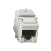 Jack Ultramax Cat6, UTP, Tipo Keystone, Color Blanco, Punch Down