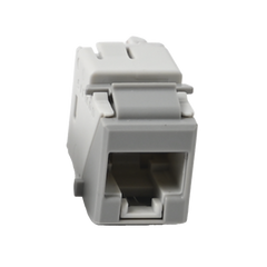 Jack Ultramax Cat6, UTP, Tipo Keystone, Color Gris, Punch Down