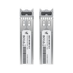 UFiber Módulo SFP, transceptor MiniGibic MultiModo 1 Gbps, distancia 550m, conectores LC, paquete de 2 piezas