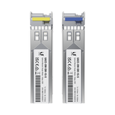 UFiber Módulo SFP, transceptor MiniGibic MonoModo 1.25 Gbps, distancia 3km, Simplex, un conector LC, incluye 2 tranceptores