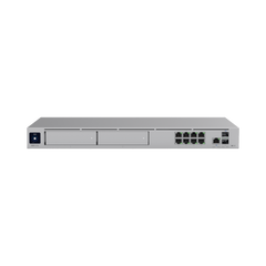 UniFi Dream Machine Pro Max – Cloud Gateway Empresarial con Soporte para 150 Dispositivos y 2000 Clientes, 5 Gbps de Ruteo con IDS/IPS, 2 Bahías para HDD 3.5”, SSD Interno de 128 GB, Failover, Balanceo de Carga y VPN/SD-WAN