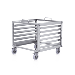 Rack Abierto 6U Compacto y Apilable sin Herramientas para Equipos UniFi, Ensamblaje Toolless, Ruedas con Seguro y Expansión a 12U con Kit de Apilado