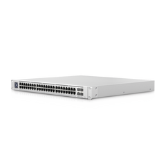 UniFi Switch Enterprise administrable capa 3, 48 puertos 2.5GbE RJ45 POE+, 4 puertos 10G SFP+, 720W, con pantalla táctil de 1.3"