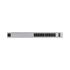 UniFi Switch USW-Pro-24-POE Gen2, con funciones capa 3, de 24 puertos PoE 802.3at/bt + 2 puertos 1/10G SFP+, 400W, pantalla informativa