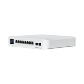Switch UniFi Pro 8 PoE Administrable Capa 3, 8 puertos GbE / (6) puertos POE+ af/at y (2) puertos POE++ 802.3bt / (2) puertos SFP+ 10G / 120W de presupuesto POE