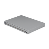 UniFi Switch Pro Max 24 POE, 24 puertos (8 puertos POE++ 2.5 GbE y 16 puertos GbE POE+), 2 puertos SFP+ 10G, 400W, pantalla táctil