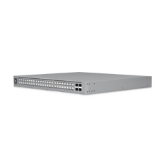 UniFi Switch Pro Max 48 POE, con funciones capa 3, 48 puertos (16 puertos 2.5 GbE (8 POE++ y 8 POE+) y 32 puertos 1 GbE (24 POE+ y 8 POE++)), 2 puertos SFP+ 10G, POE++ 720W, pantalla informativa