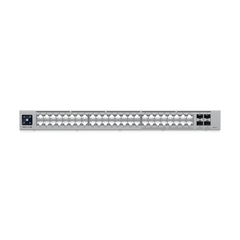 UniFi Switch Pro Max 48 POE, con funciones capa 3, 48 puertos (16 puertos 2.5 GbE (8 POE++ y 8 POE+) y 32 puertos 1 GbE (24 POE+ y 8 POE++)), 2 puertos SFP+ 10G, POE++ 720W, pantalla informativa