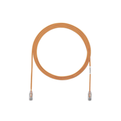Cable de Parcheo TX6, UTP Cat6, Diámetro Reducido (28AWG), Color Naranja, 10ft