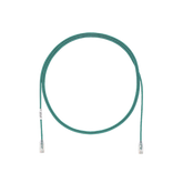 Cable de Parcheo TX6, UTP Cat6, Diámetro Reducido (28AWG), Color Verde, 9.14 Metros (30 Pies)
