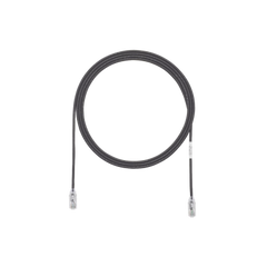 Cable de Parcheo TX6, UTP Cat6, Diámetro Reducido (28AWG), Color Negro, 3ft