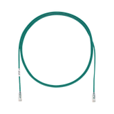 Cable de Parcheo TX6, UTP Cat6, Diámetro Reducido (28AWG), Color Verde, 5ft