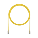 Cable de Parcheo TX6, UTP Cat6, Diámetro Reducido (28AWG), Color Amarillo, 1.52 Metros (5 Pies)