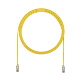 Cable de Parcheo TX6, UTP Cat6, Diámetro Reducido (28AWG), Color Amarillo, 5ft